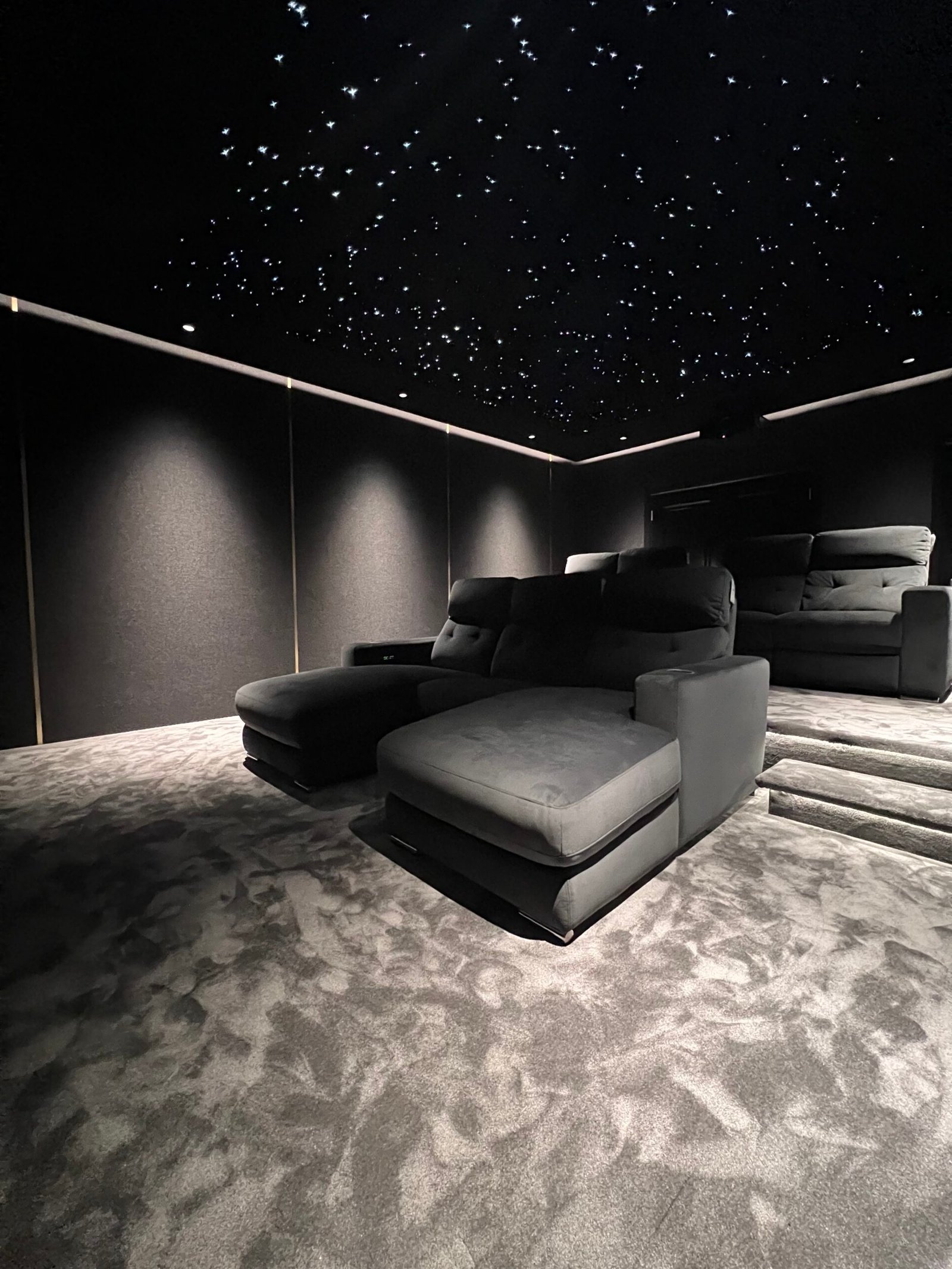 Illustration of Luxury Home Cinemas With Automated Lighting